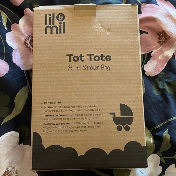 NWOT Lil & Mil Tot Tote 3-in-1 Stroller Bag - Picture 1 of 7
